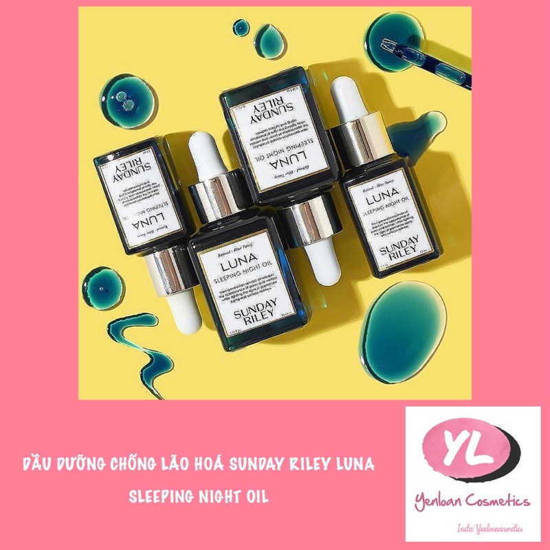 Dầu dưỡng Luna Sleeping night oil Sunday Riley mini 5ml