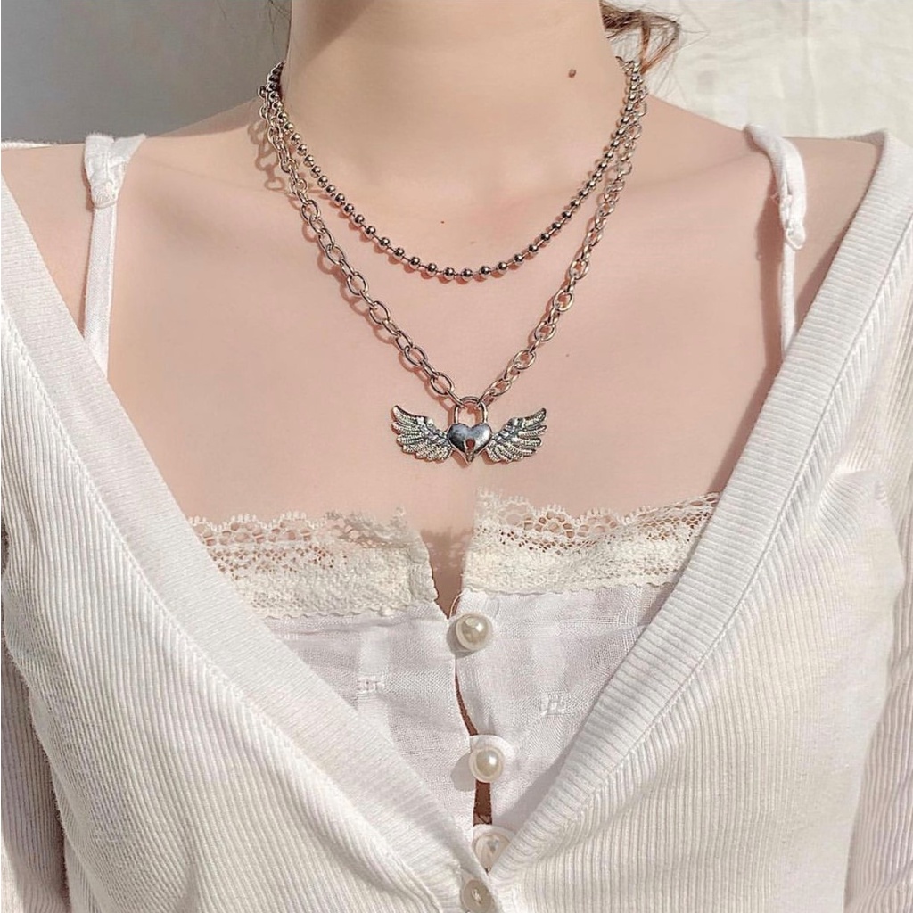 Dây chuyền bi ball chain 4mm unisex nam nữ N45 Choker Club