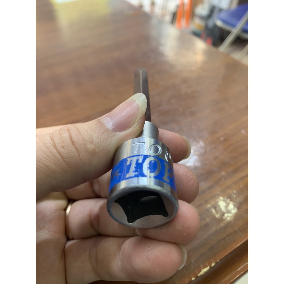 KHẨU MŨI VÍT DÀI  4 CẠNH ĐẦU 1/2 " TOPTOOL