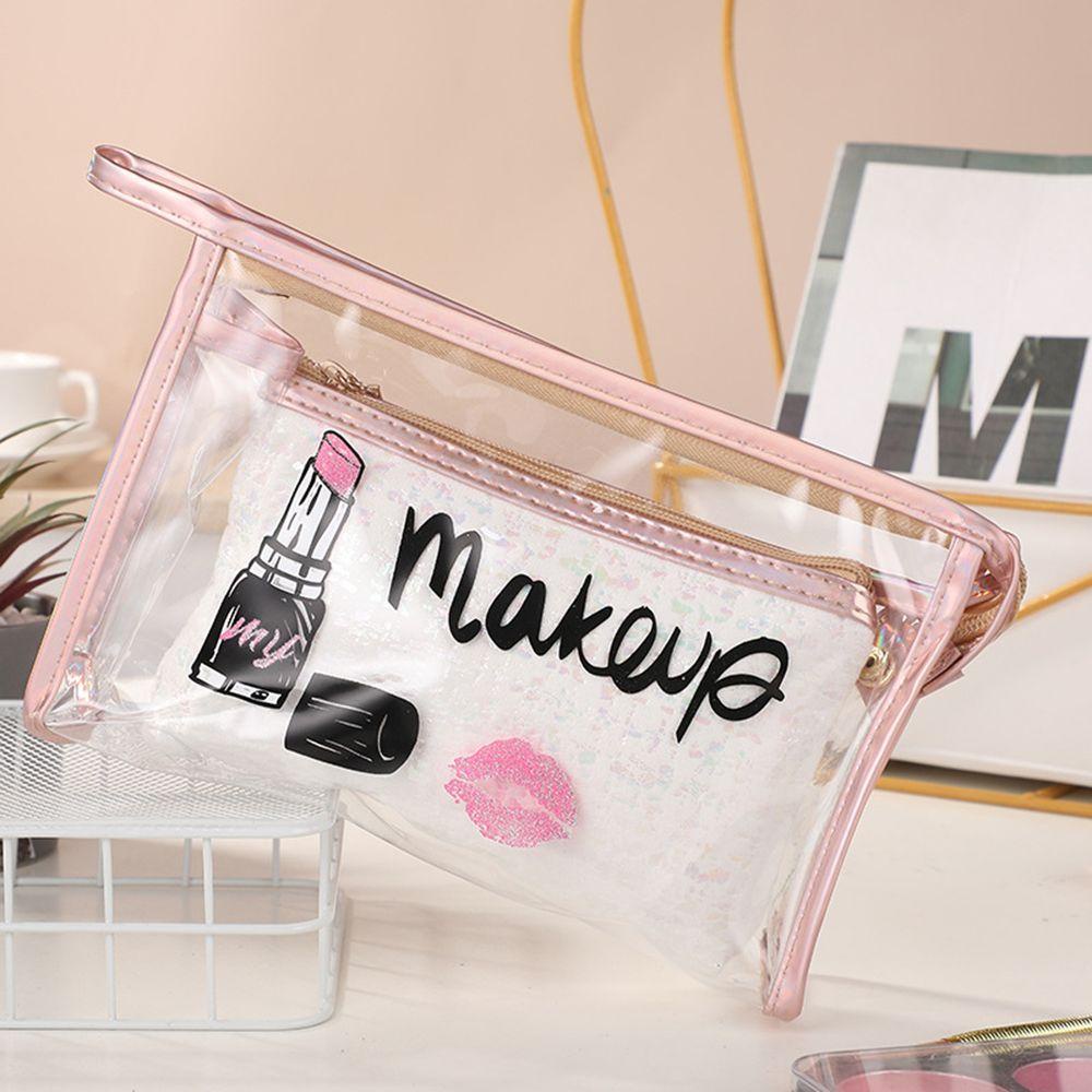 OCEANMAP Túi Đựng Mỹ Phẩm Trong Suốt Phong Cách Hàn Quốc Tiện Dụng Mang Đi Du Lịch