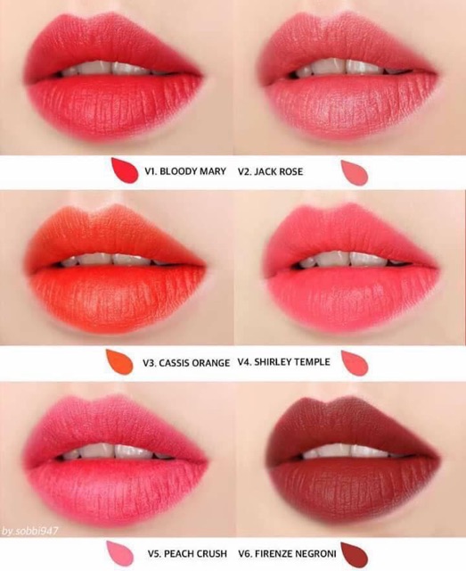 Son kem lì Merzy Another me The First Velvet Tint V6 Vỏ xanh lá cây  - Merzy Academia AM