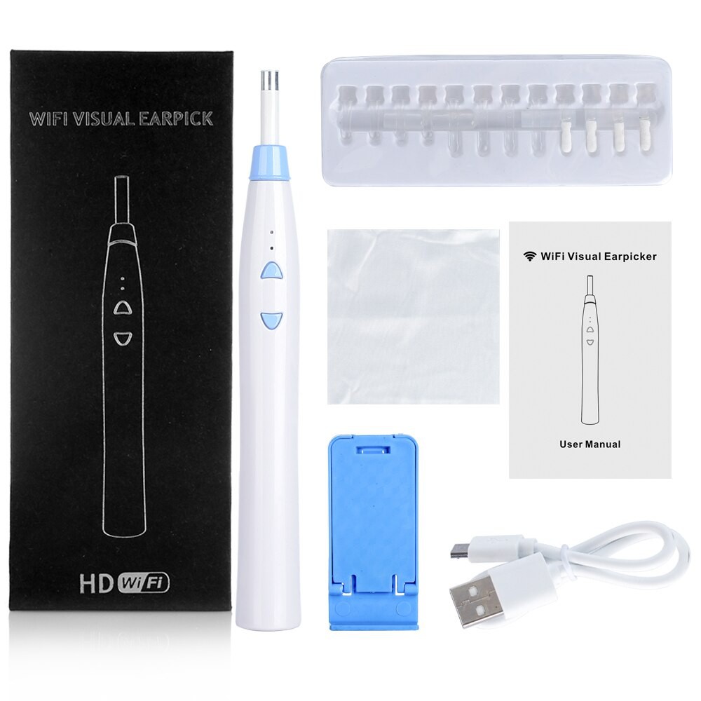 Camera nội soi nhỏ gọn có wifi F180, 6 Đèn LED phù hợp Android, IOS hoặc iPad