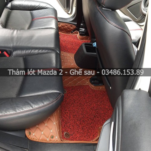 Thảm lót sàn ô tô 5D, 6D xe Mazda 2