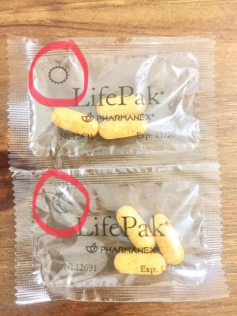 Viên rau củ quả lifepak Nuskin 180 viên Chính hãng