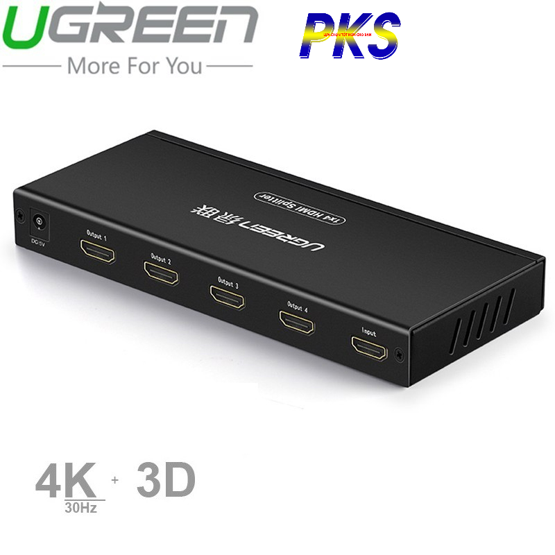 Bộ chia cổng HDMI 1 ra 4 Ugreen 40202 - hàng chính hãng