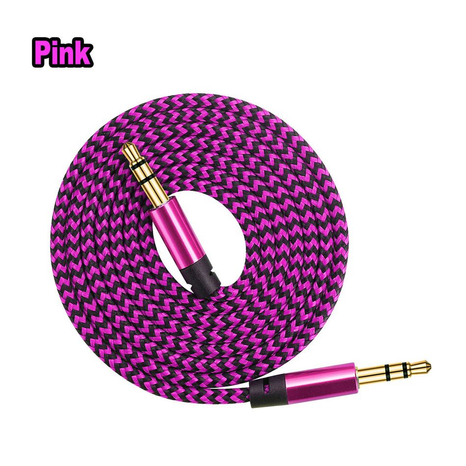 Cáp Âm Thanh Bện Dây Đầu Chuẩn 3.5mm | BigBuy360 - bigbuy360.vn