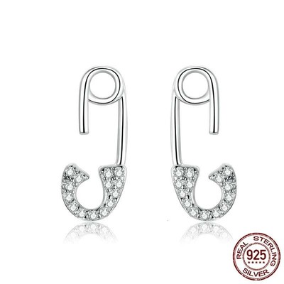 Bamoer Bông Tai bạc 925 Hình Trái Tim Sang Trọng bse284