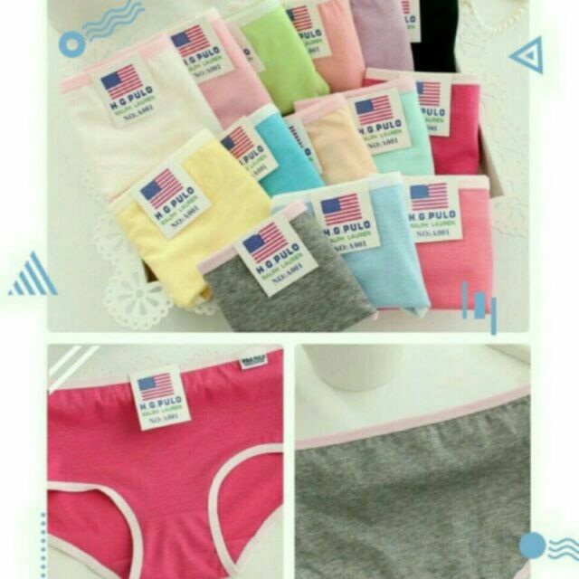 Combo 5 quần lót xuất Mỹ. 5 quần trộn màu ngẫu nhiên, ko bán chọn màu ạ. Ảnh thật | WebRaoVat - webraovat.net.vn