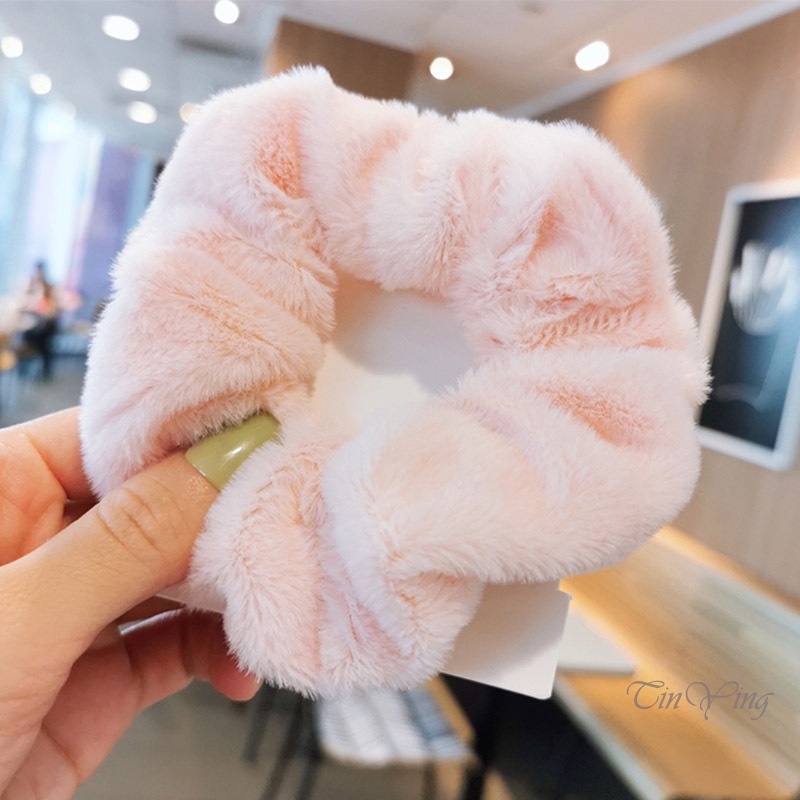 GETNOIVAS Dây buộc tóc co giãn mềm mại màu sắc tuỳ chọn đơn giản cho nữ