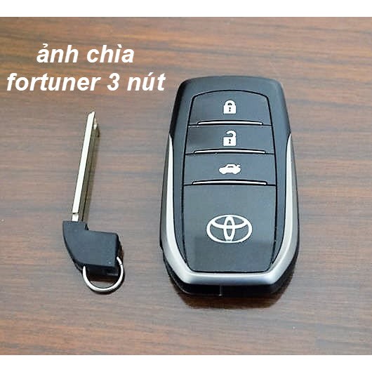 Ốp chìa khóa Fortuner, Innova 2017-2021 chìa Smartkey