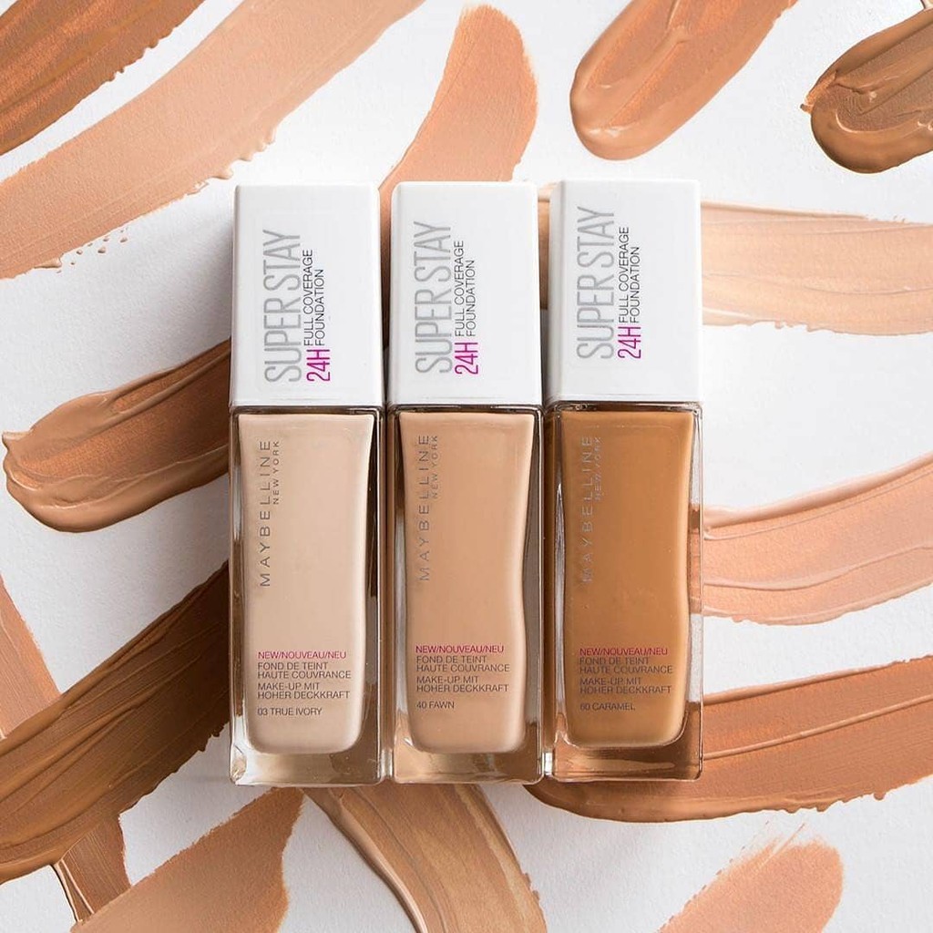 Kem Nền Che Khuyết Điểm 24H LâuTrôi Che Phủ Cao SuperStay Full Coverage Foundation Maybelline New York 30ml