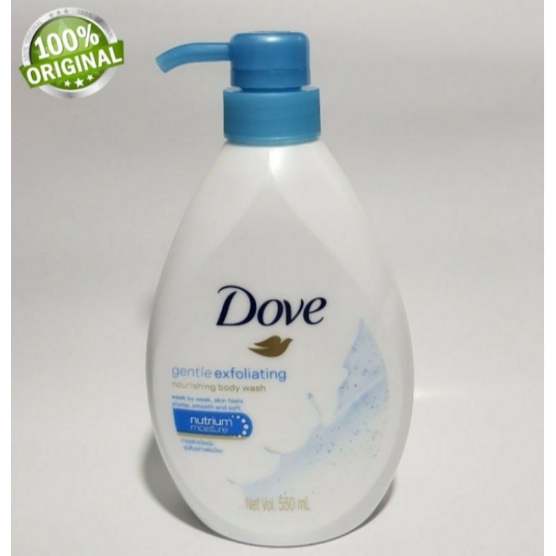 (hàng Mới Về) Sữa Tắm Dove 550ml / Dove Tẩy Tế Bào Chết Cho Da Nhạy Cảm
