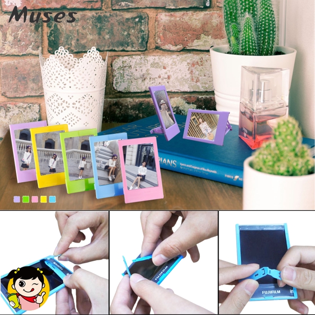 Muse07 Photo Paper Film Album Set for Fujifilm Instax Mini Camera, Polaroid Snap, Z2300, SocialMatic & Zip