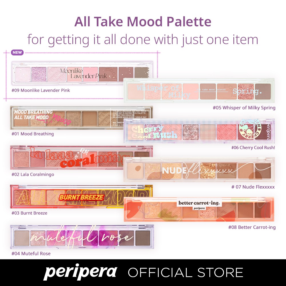 Bảng phấn Peripera 6.8g trang điểm thời trang chuyên nghiệp chất lượng cao | BigBuy360 - bigbuy360.vn
