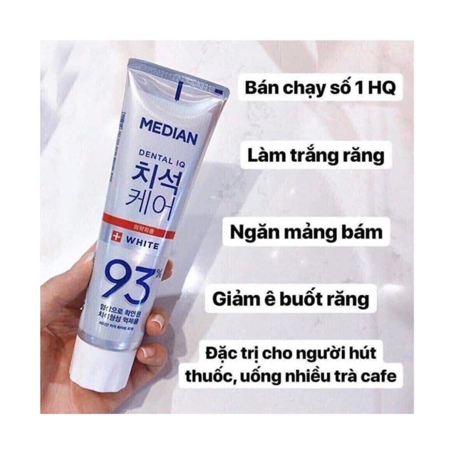 Kem đánh răng MEDIAN Dental IQ Toothpaste 93% - 120gr