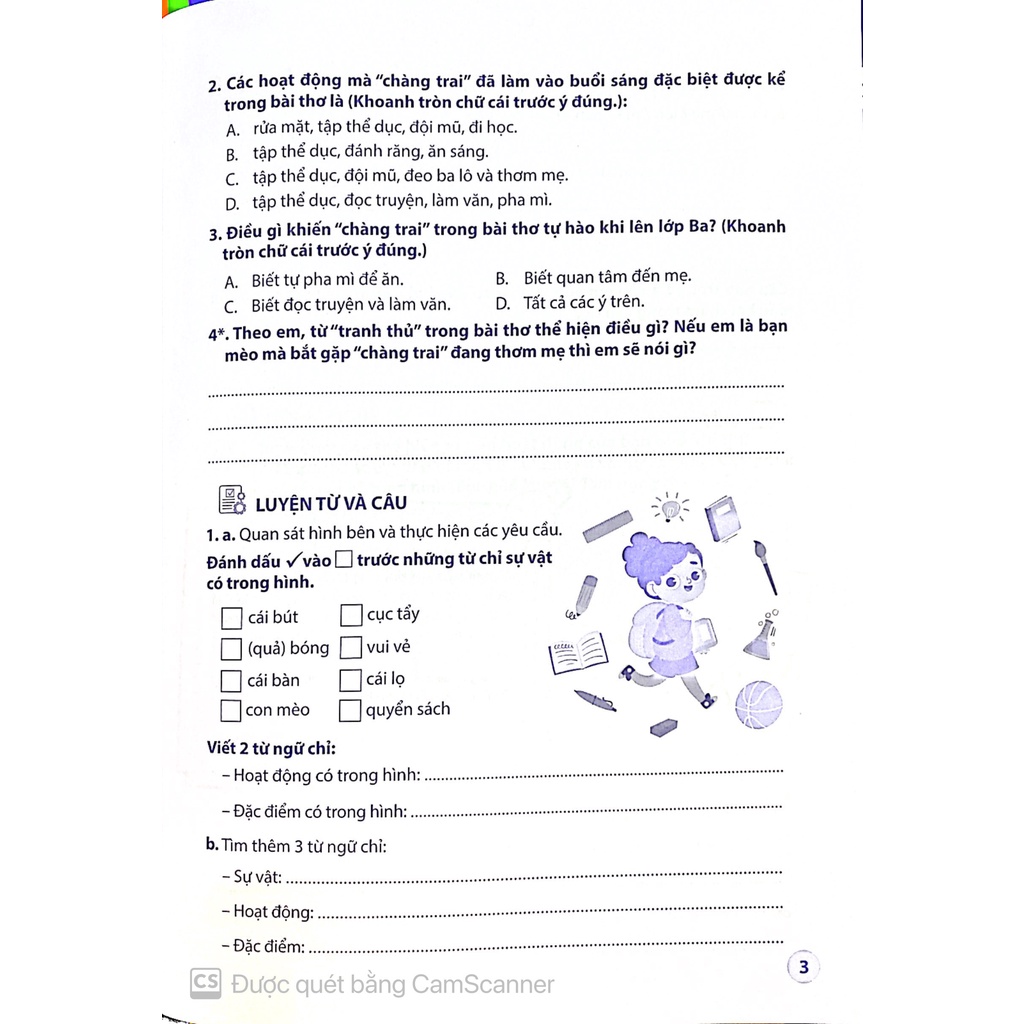 Sách - Bài tập phát triển năng lực lớp 3 theo Chương trình giáo dục phổ thông 2018