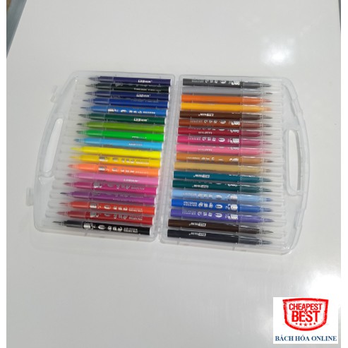 [FREESHIP EXTAR] Bút Marker, Lông Màu, Highlighter, Calligraphy 36 Màu, Xinh Xắn, 1 Đầu Lông Mềm BaoKe Ms M6007