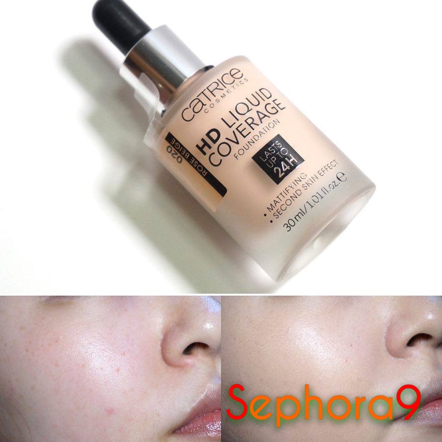 Kem nền kiềm dầu Catrice HD 24h Liquid Coverage Foundation che phủ tốt [Mẫu Mới 2019] | BigBuy360 - bigbuy360.vn