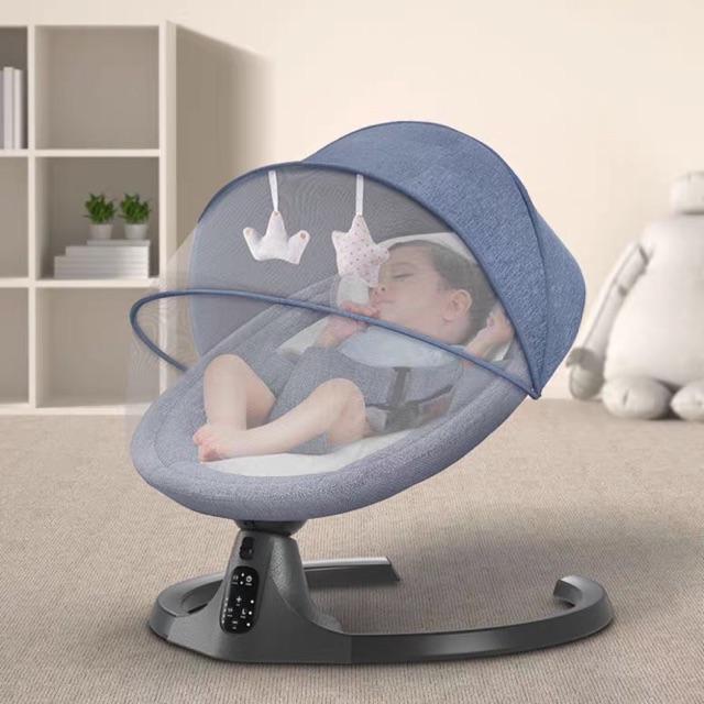 Nôi rung điện tự động PETTEE BEAR