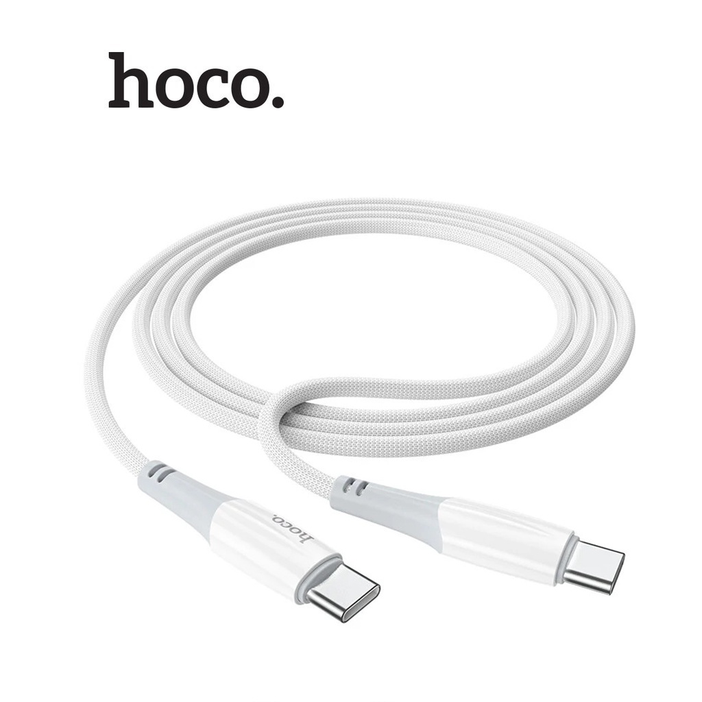 Cáp sạc 60W Hoco X70 Type-C to Type-C vải dù siêu bền chống rối cho Android dài 1M