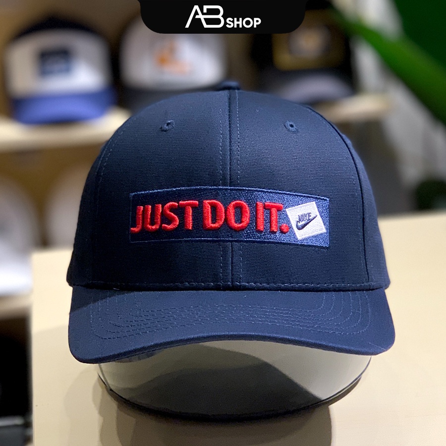 Mũ Lưỡi Trai Nike JDT Cao Cấp Màu Đen Xanh Chữ Đỏ AB-30180