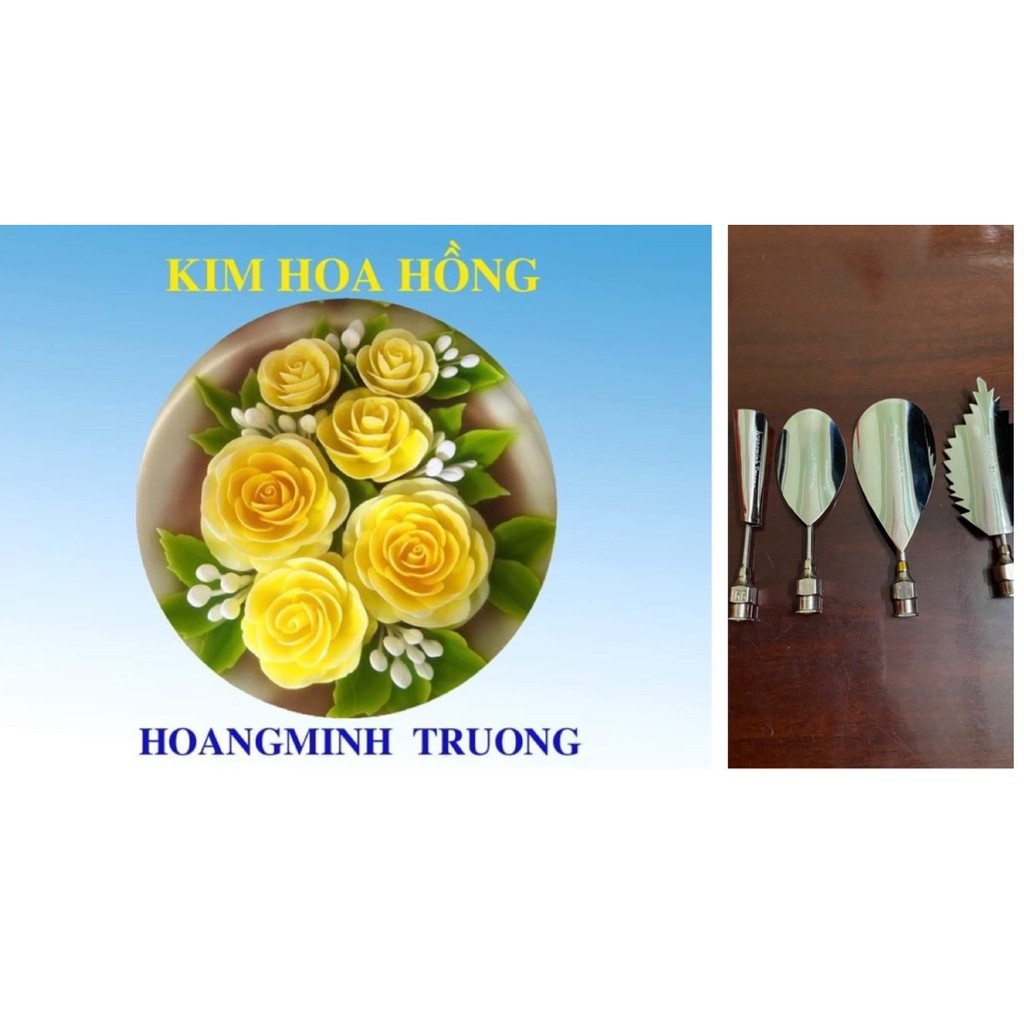 Kim thach 3D hoa hồng mẫu 3