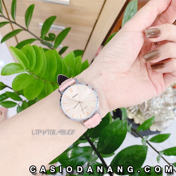 Đồng hồ nữ dây da Casio chính hãng Anh Khuê LTP-VT01L-4BUDF (34mm)