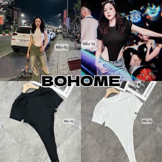 Áo jum tay ngắn trơn- bohome