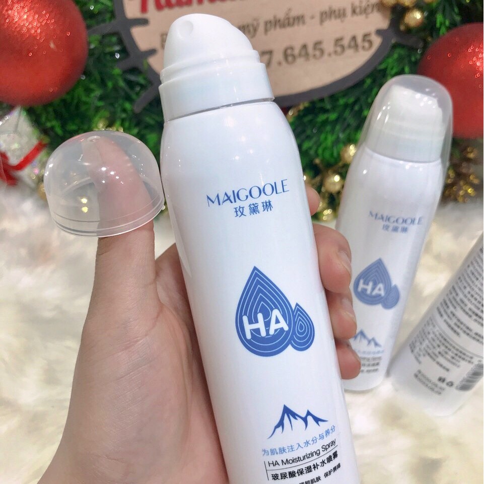Một chai xịt khoáng HA cấp nước, chống nắng  MAIGOOLE