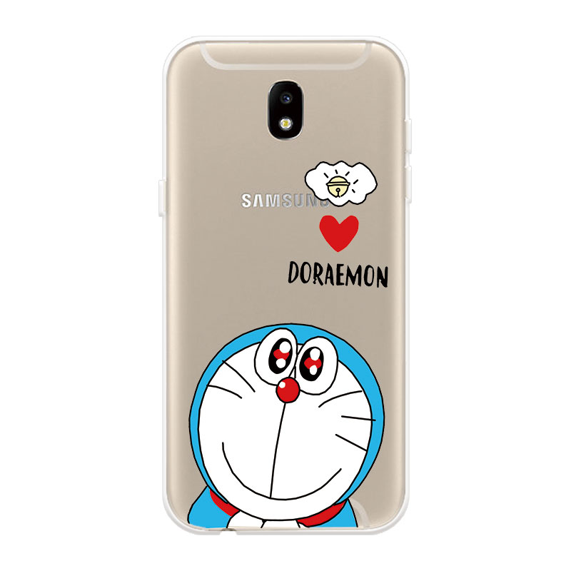 Ốp Lưng Samsung Galaxy J3 Pro J5 Pro J7 Pro 2017 TPU mềm Case Doraemon Two