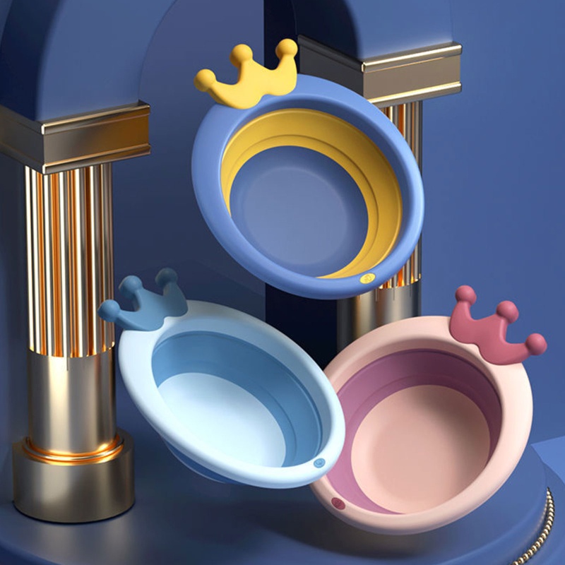 Chậu Rửa Mông / Chân Cho Bé Thiết Kế Gấp Gọn Tiện Dụng