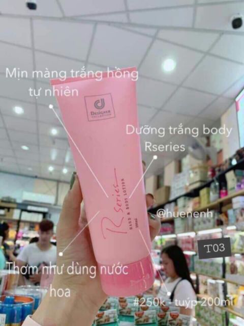 Sửa dưỡng thể hương nước hoa Rseries Body Lotion