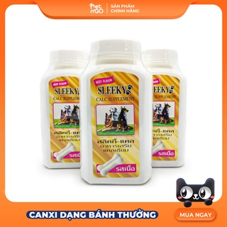Canxi cho chó dạng bánh thưởng Canxi Sleeky Thái Lan