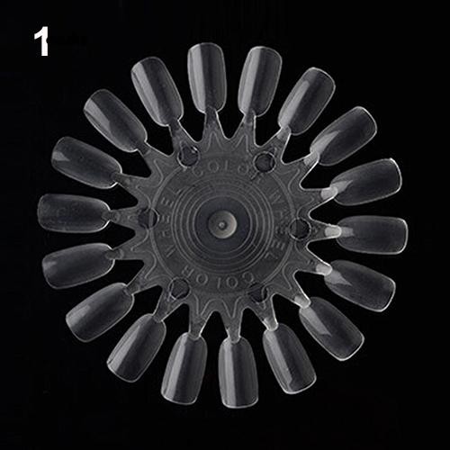 Bộ 10 bảng tròn trưng bày màu sơn móng tay nghệ thuật