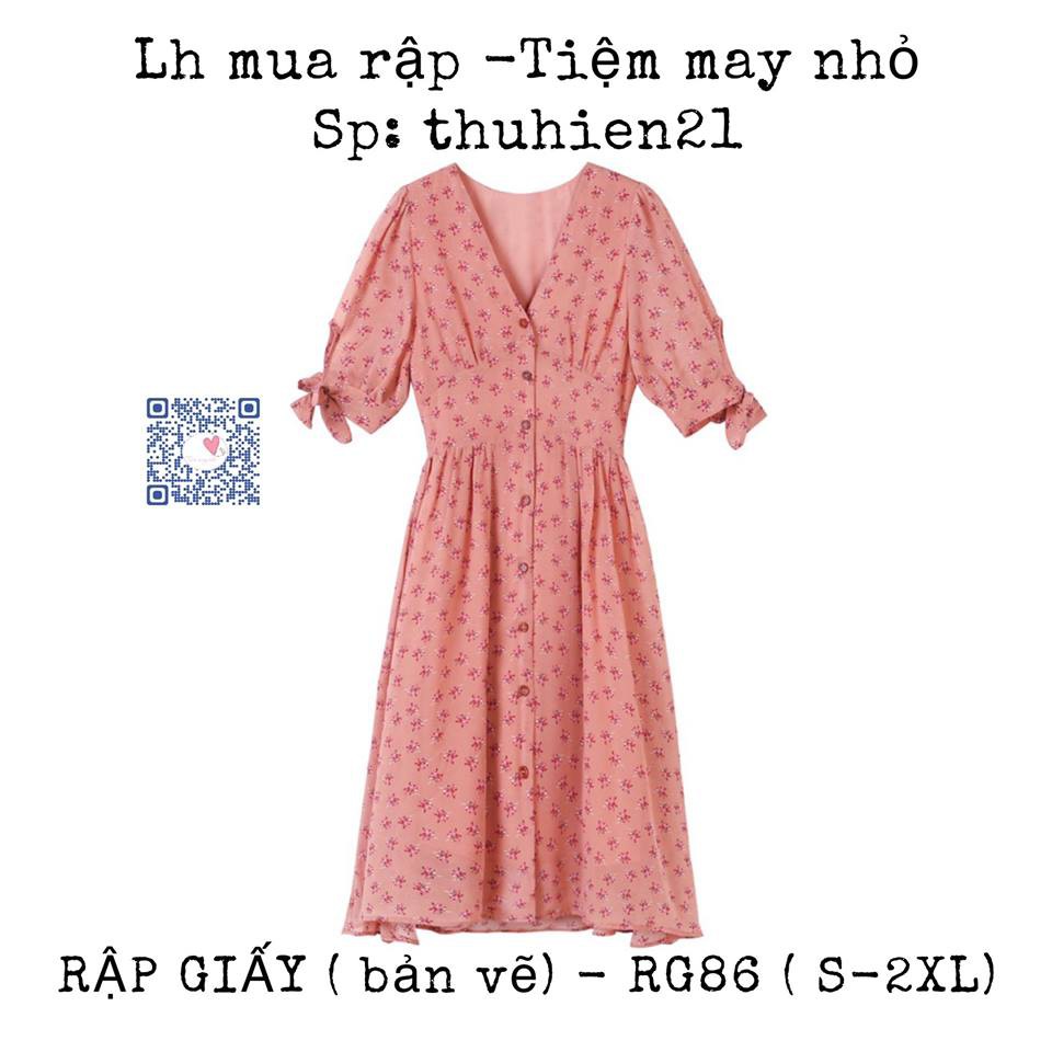 RN86_Rập giấy may váy nữ