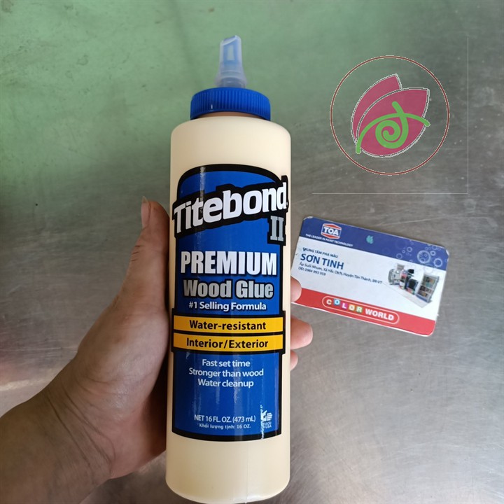 [mẫu thử 50g] Keo dán gỗ, keo Titebond II Premium Wood Glue