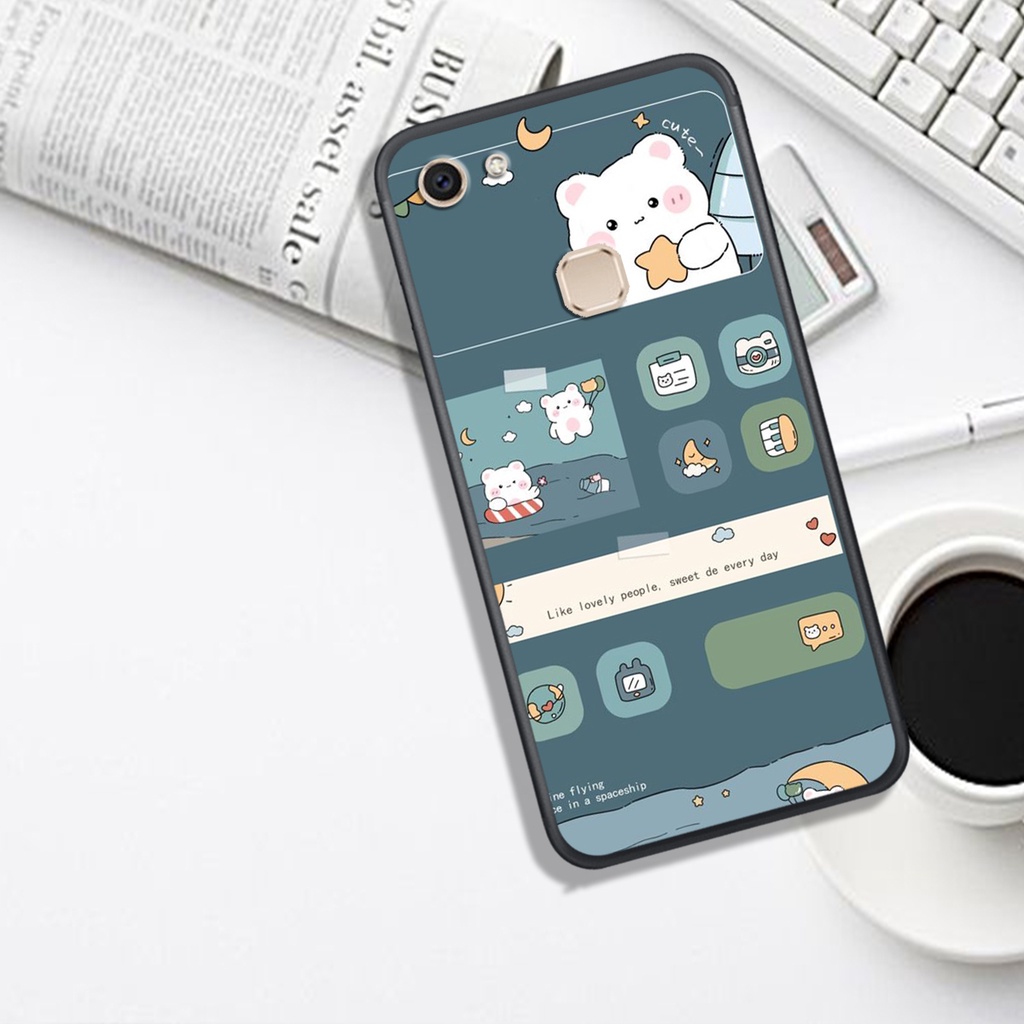 [ HOT BỎNG TAY] ỐP LƯNG VIVO V7/V7 PLUS, IN HINH CHIBI PHI HÀNH GIA ĐÁNG YÊU, SIÊU CUTE.
