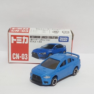 Mô Hình Xe Hơi Mitsubishi Lancer Evolution Tomica CN-03 Chân Thật