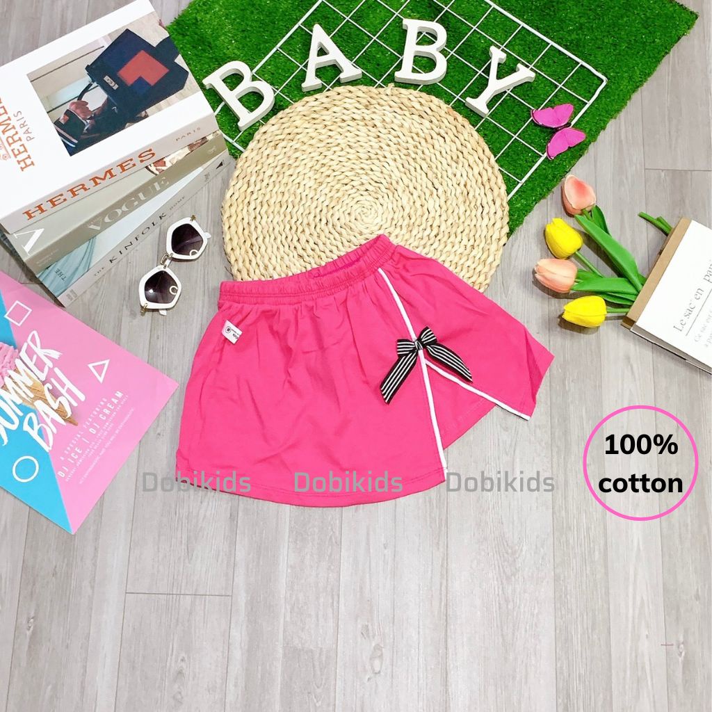 Quần Váy Bé Gái Thun 100% Sợi Cotton Mềm Mát Co Giãn Tốt (8-24kg)