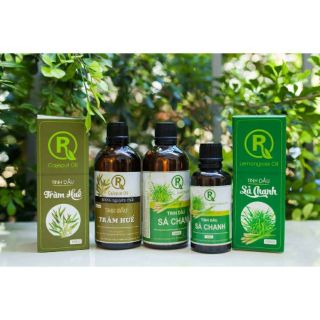 Bộ đôi tinh dầu Tràm Huế và Tinh dầu Sả Chanh chai 100ml- tặng chai Tràm Huế hay Sả chanh 50ml tùy thích