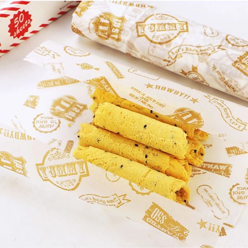 Set 10 Giấy Gói Bánh Mì / Burger / Khoai Tây Chiên Tiện Dụng