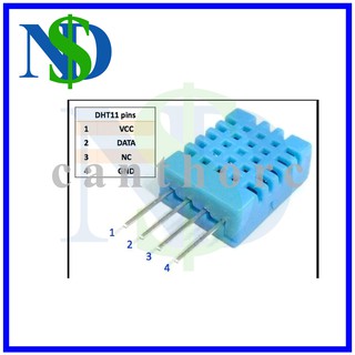 Cảm Biến Độ Ẩm, Nhiệt Độ DHT11 Temperature Humidity Sensor (không board)