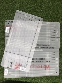 Thước cắt chun mica thươc cắt chun