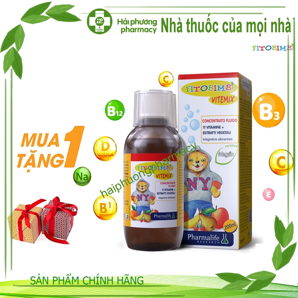 Fitobimbi Vitemix ( Chai 200ml) cung câp vitamin cho bé[Chính hãng ]