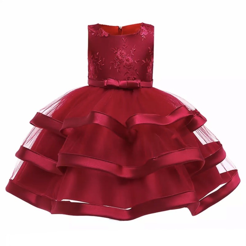 Đầm Công Chúa Cao Cấp Chân Váy 03 Tầng TiNa’s House... Cho Bé Từ 03-10Tuổi (Hàng 05,06 Lớp).