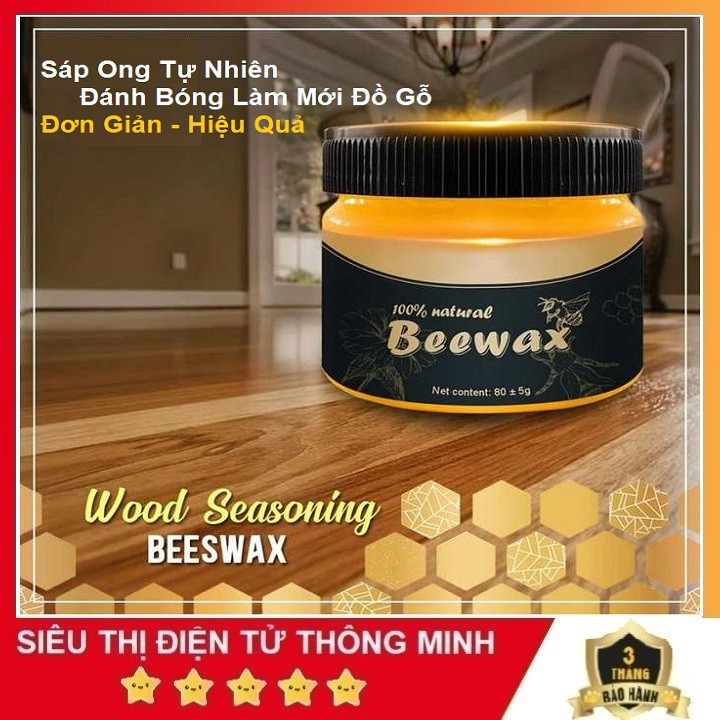 Sáp Ong Beewax Đánh Bóng Đồ Gỗ Sàn Gỗ Đa Năng,  Sáp Đánh Bóng - Bàn Ghế Gỗ Tủ Gỗ