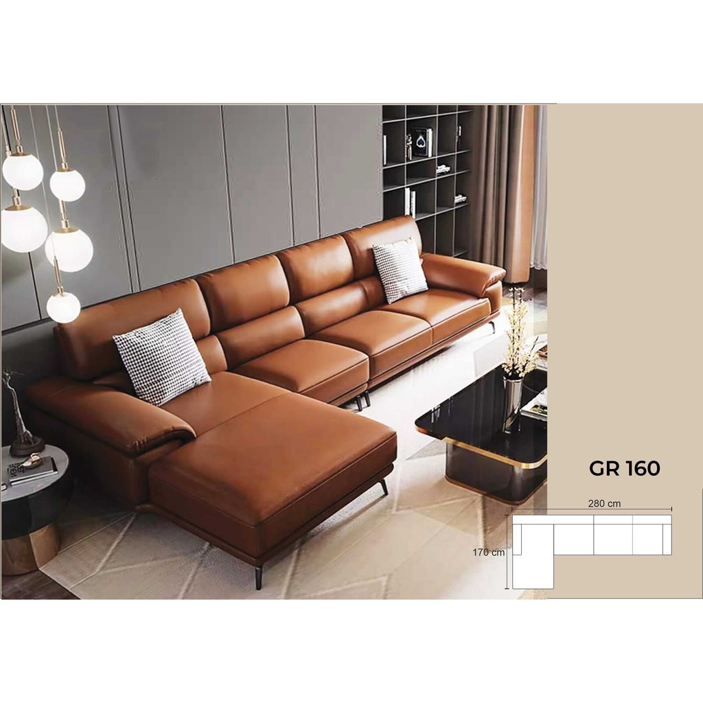 Bộ sofa góc thư giãn cao cấp GR-160