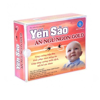 Yến Sào An Ngủ Ngon G&P bổ sung vitamin khoáng chất khắc phục biếng ăn