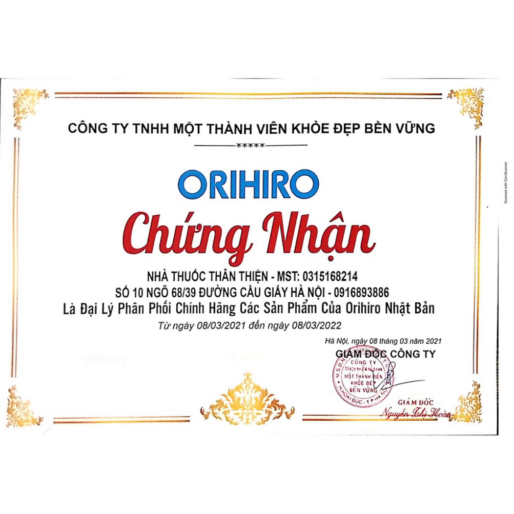 Viên uống giấm đen giảm cân Orihiro 216 viên – Hỗ trợ giảm cân nhanh cho người thừa cân, béo phì