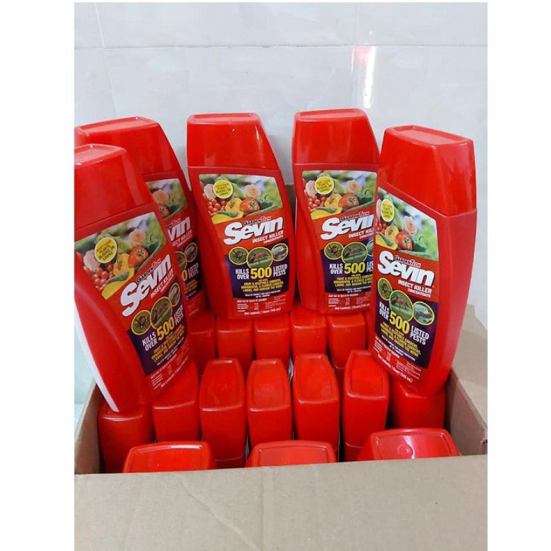 Dung dịch Sevin Insect Killer diệt và phòng ngừa trên 500 loại côn trùng hàng lọ 946ml nhập Mỹ